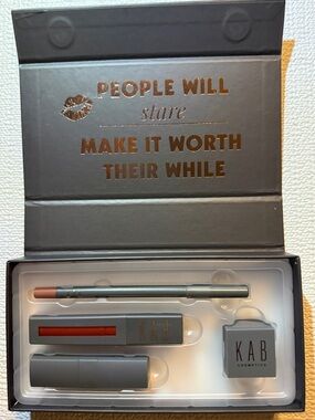 KAB Cosmetics Lip Set - Shade -Ready By 3